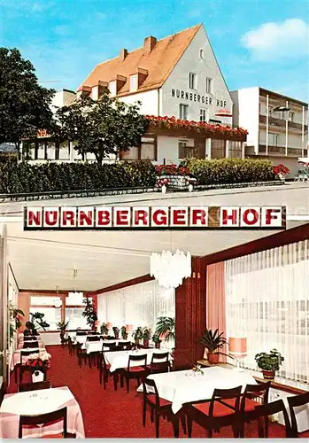 AK / Ansichtskarte  Neumarkt_Oberpfalz Hotel Nuernberger Hof Restaurant Neumarkt Oberpfalz