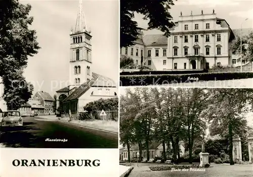 AK / Ansichtskarte  Oranienburg Havelstrasse Schloss Platz des Friedens Oranienburg