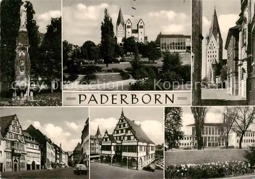 AK / Ansichtskarte  Paderborn Denkmal Kirche Ortspartien Paderborn