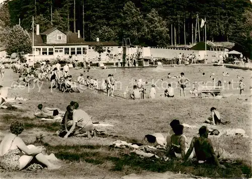 AK / Ansichtskarte  Finsterbergen_Bad Schwimmbad Finsterbergen_Bad