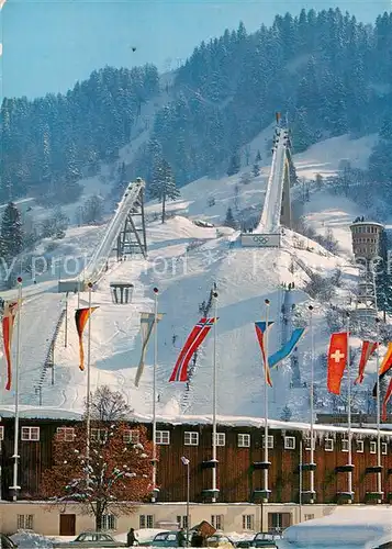 AK / Ansichtskarte 73867282 Garmisch-Partenkirchen Olympia Skistadion Grosse Schanze Garmisch-Partenkirchen