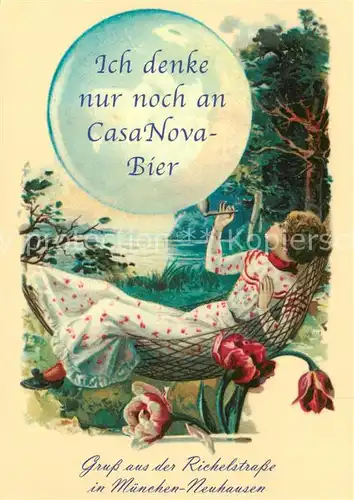 AK / Ansichtskarte  Neuhausen_Erding Richelbraeu Werbekarte Neuhausen Erding