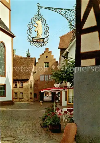 AK / Ansichtskarte 73867291 Erbach_Odenwald Gasthaus zum Baeren Im Staedtel Erbach Odenwald