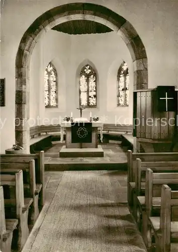 AK / Ansichtskarte  Igelsberg Ev Kirche Inneres Igelsberg