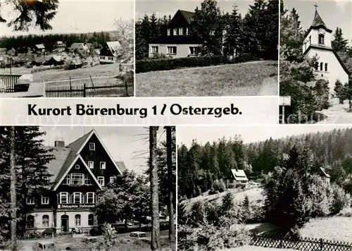 AK / Ansichtskarte  Baerenburg_Sachsen Teilansichten Erholungsheim Friedenswacht Kirche Baerenburg Sachsen