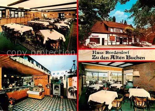 AK / Ansichtskarte  Wessendorf_Lembeck Haus Nordendorf Zu den alten Buchen Hotel Restaurant Werbung Rose-Brauerei 