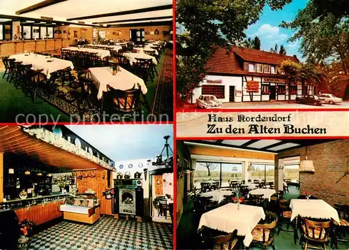 AK / Ansichtskarte  Wessendorf_Lembeck Haus Nordendorf Zu den alten Buchen Restaurant Werbung Rose-Brauerei 