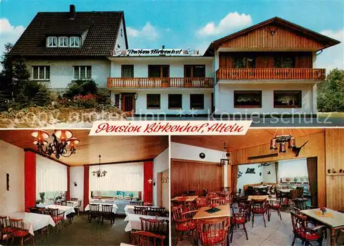 AK / Ansichtskarte 73867393 Atteln_Lichtenau Café Pension Birkenhof Gastraum 