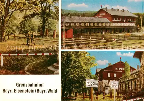 AK / Ansichtskarte  Bayerisch_Eisenstein Restaurant im Grenzbahnhof Landesgrenze Bayerisch_Eisenstein