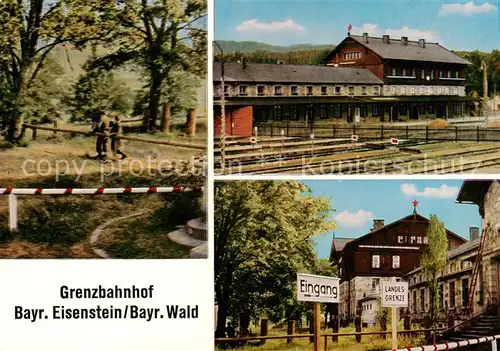 AK / Ansichtskarte  Bayerisch_Eisenstein Restaurant im Grenzbahnhof Landesgrenze Bayerisch_Eisenstein