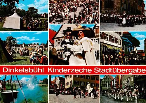 AK / Ansichtskarte 73867437 Dinkelsbuehl Kinderzeche Stadtuebergabe Volksfest Teilansichten Dinkelsbuehl