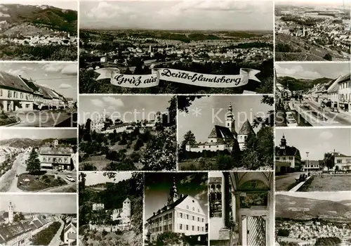 AK / Ansichtskarte  Deutschlandsberg Teilansichten Panorama Kirchen Deutschlandsberg