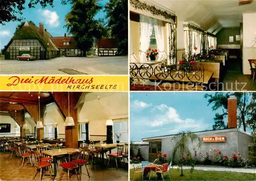 AK / Ansichtskarte 73867477 Kirchseelte Drei Maedelhaus Gastraeume Kirchseelte