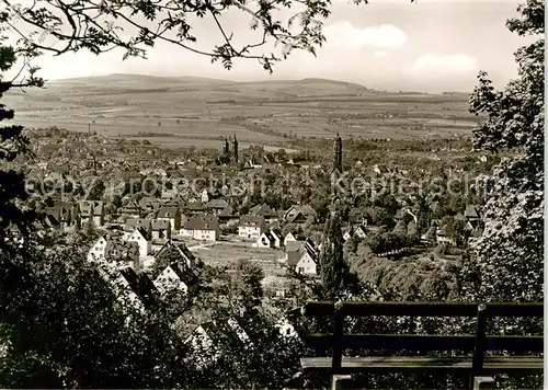 AK / Ansichtskarte  Goettingen__Niedersachsen Blick vom Hainberg zum Hohen Hagen mit Gaussturm 