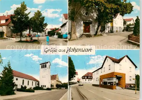 AK / Ansichtskarte 73867492 Hohenwart_Pforzheim Ortspartien Kirche Hohenwart Pforzheim