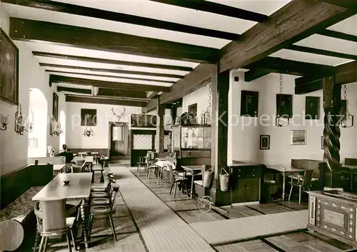 AK / Ansichtskarte  Weitenburg_Starzach_BW Schloss Restaurant Weitenburg Gastraum 