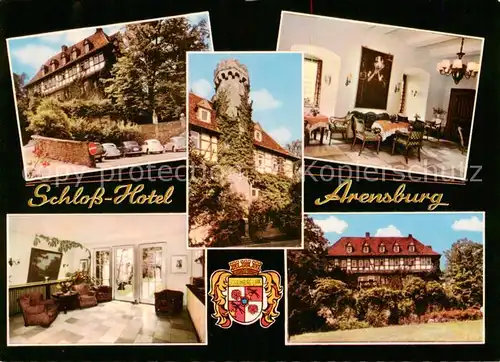 AK / Ansichtskarte  Bad_Eilsen Schloss Hotel Arensburg Halle Saal Bad_Eilsen