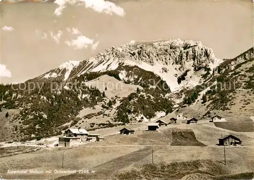 AK / Ansichtskarte  Malbun_Triesenberg_Liechtenstein Alpenhotel Malbun Panorama 