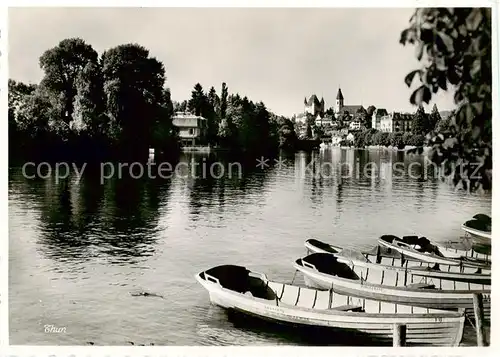 AK / Ansichtskarte  Thun_BE Seepartie Thun_BE