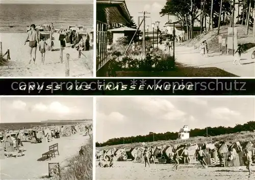 AK / Ansichtskarte  Trassenheide_Usedom Strandpartien Trassenheide Usedom