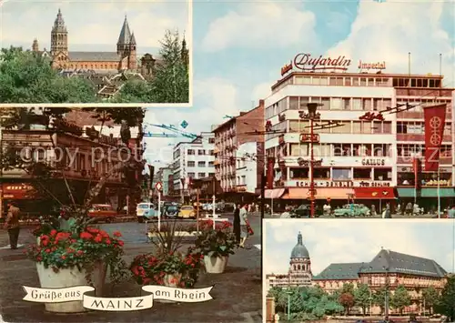 AK / Ansichtskarte  Mainz__Rhein Dom Grosse Bleiche Schloss mit Christuskirche 