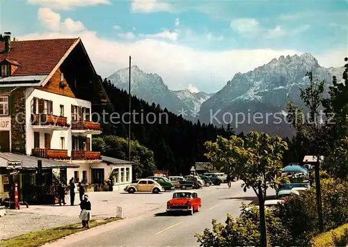 AK / Ansichtskarte  Iselsberg-Stronach_Osttirol_AT Alpenhotel Defreggerhof Iselsberg Passhoehe mit Lienzer Dolomiten 