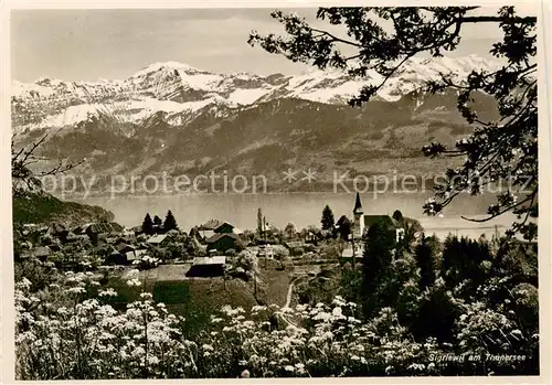 AK / Ansichtskarte  Sigriswil_BE am Thunersee Panorama 