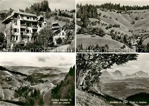 AK / Ansichtskarte  Emmenmatt Kurhaus Moosbad Langnaublick Eiger Moench Jungfrau Emmenmatt