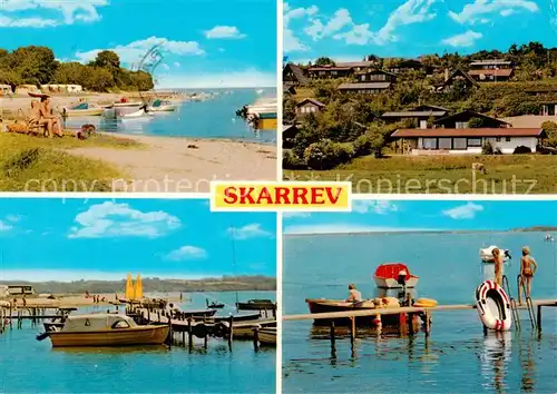 AK / Ansichtskarte  Aabenraa_Apenrade_DK Skarrev Camping Strandpartien Bungalows 