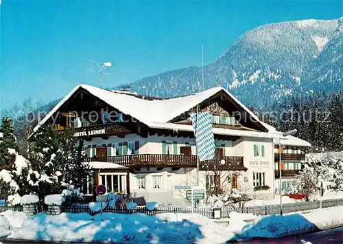 AK / Ansichtskarte  Garmisch-Partenkirchen Hotel Leiner Garmisch-Partenkirchen