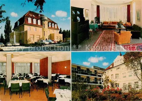 AK / Ansichtskarte  Bad_Eilsen Harri Sanatorium Gast und Aufenthaltsraum Garten Bad_Eilsen