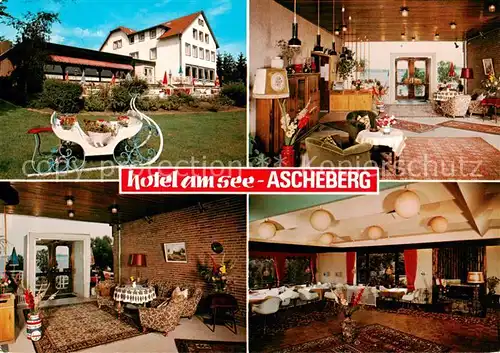 AK / Ansichtskarte 73867738 Ascheberg_Holstein Hotel am See Restaurant Foyer Ascheberg_Holstein