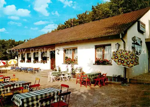 AK / Ansichtskarte 73867743 Feilbingert Waldhaus Lembergblick Terrasse Feilbingert