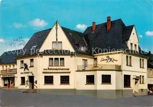 AK / Ansichtskarte  Morbach__Hunsrueck Hotel zum Schinderhannes 