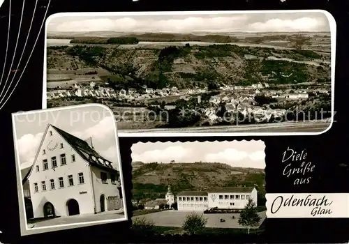 AK / Ansichtskarte  Odenbach Panorama Rathaus Schule Odenbach