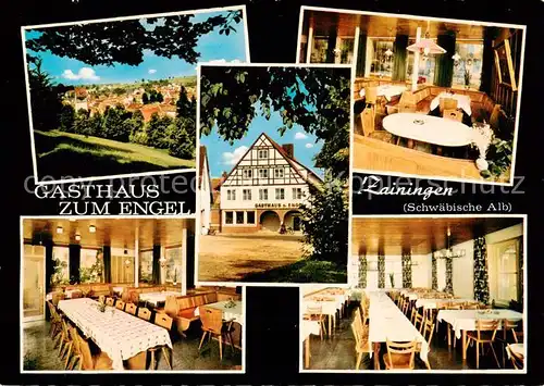 AK / Ansichtskarte 73867751 Zainingen Gasthaus und Metzgerei zum Engel Restaurant Panorama Zainingen