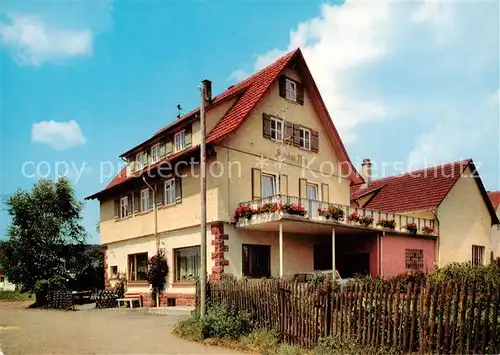 AK / Ansichtskarte  Lossburg Pension Pfau Lossburg