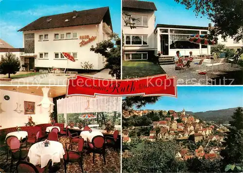 AK / Ansichtskarte  Altensteig_Schwarzwald Gaestehaus Ruth Pension Altensteig_Schwarzwald