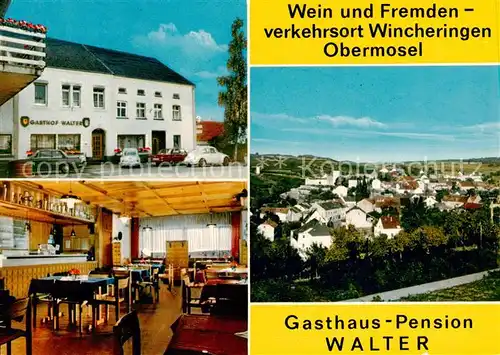 AK / Ansichtskarte 73867763 Wincheringen Gasthaus Pension Walter Panorama Weinort Wincheringen