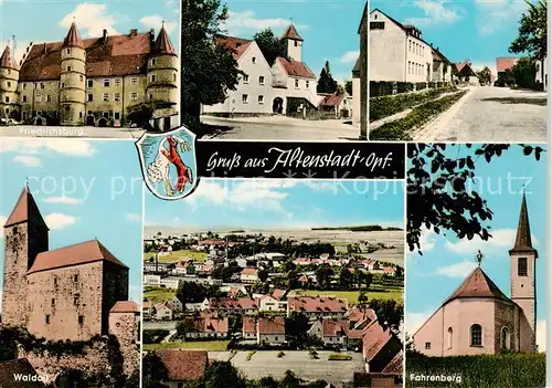 AK / Ansichtskarte 73867783 Altenstadt_Oberpfalz Friedrichsburg Strassenpartie Waldau Panorama Fahrenberg Altenstadt_Oberpfalz