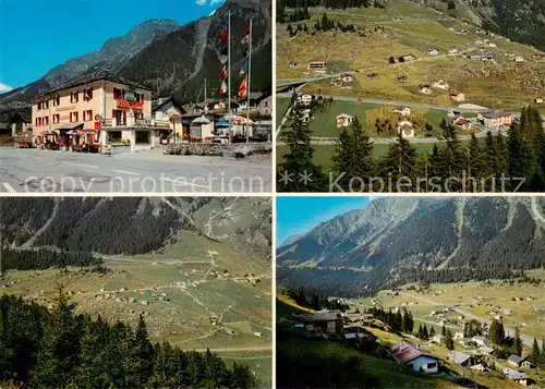 AK / Ansichtskarte  Pian_San_Giacomo_Passo_TI Ristorante Posta Panorama 
