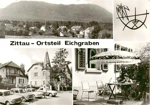 AK / Ansichtskarte  Zittau Panorama OT Eichgraben Alters und Erholungsheim der Inneren Mission Terrasse Zittau