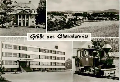 AK / Ansichtskarte  Oberoderwitz Jugendherberge Thomas Mann Ortsansicht Pestalozzi Oberschule Museums Lock Diana Oberoderwitz