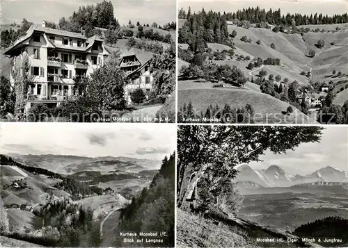 AK / Ansichtskarte  Moosbad_Emmenmatt_BE Kurhaus Panorama Blick auf Langnau Eiger Moench Jungfrau 