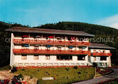 AK / Ansichtskarte 73867835 Wildbad_Schwarzwald Gaestehaus Hotel Post Wildbad_Schwarzwald