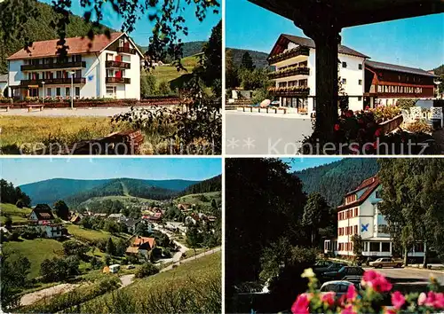 AK / Ansichtskarte  Enzkloesterle Hotel Hirsch Cafe Kloesterle Gaestehaus Wiesengrund Enzkloesterle