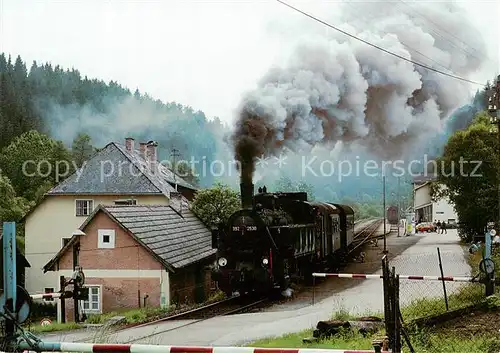 AK / Ansichtskarte 73867878 Haslach_Muehl Dampf Tenderlokomotive Sonderzug in Haslach an der Muehl Haslach_Muehl