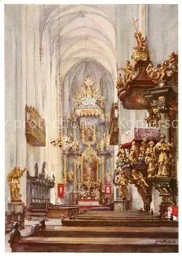 AK / Ansichtskarte 73867884 Breslau_Wroclaw_PL Inneres der Dorotheenkirche 