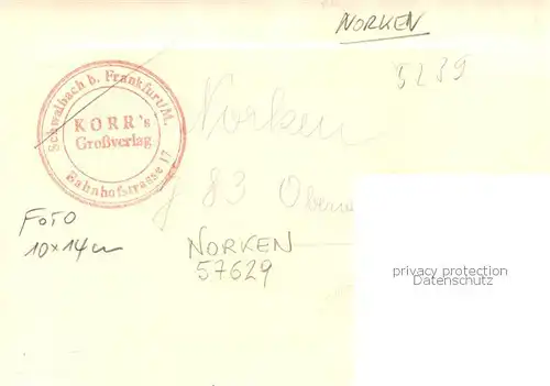 AK / Ansichtskarte  Norken Blick ueber die Felder Verlagsstempel Norken