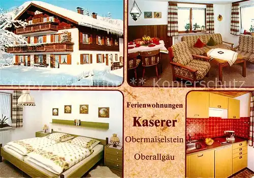 AK / Ansichtskarte  Obermaiselstein Ferienwohnungen Kaserer Obermaiselstein